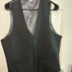 Sophisticated Dark Gray Men's Suit Vest